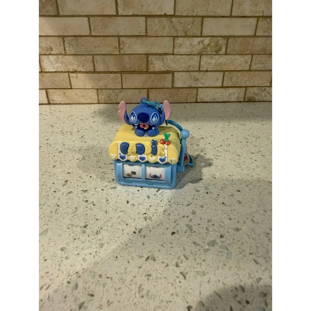 Miniso x Disney Stitch Foodie Machine Backpack Clip Keychain